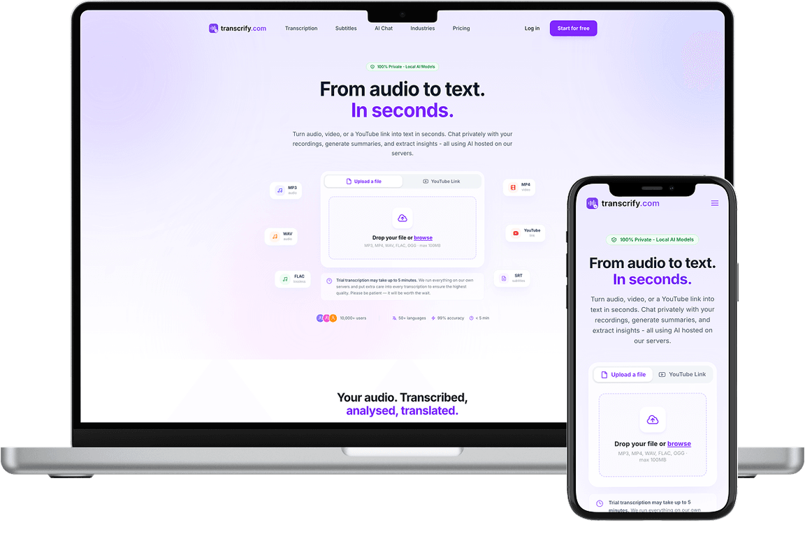 Transcrify