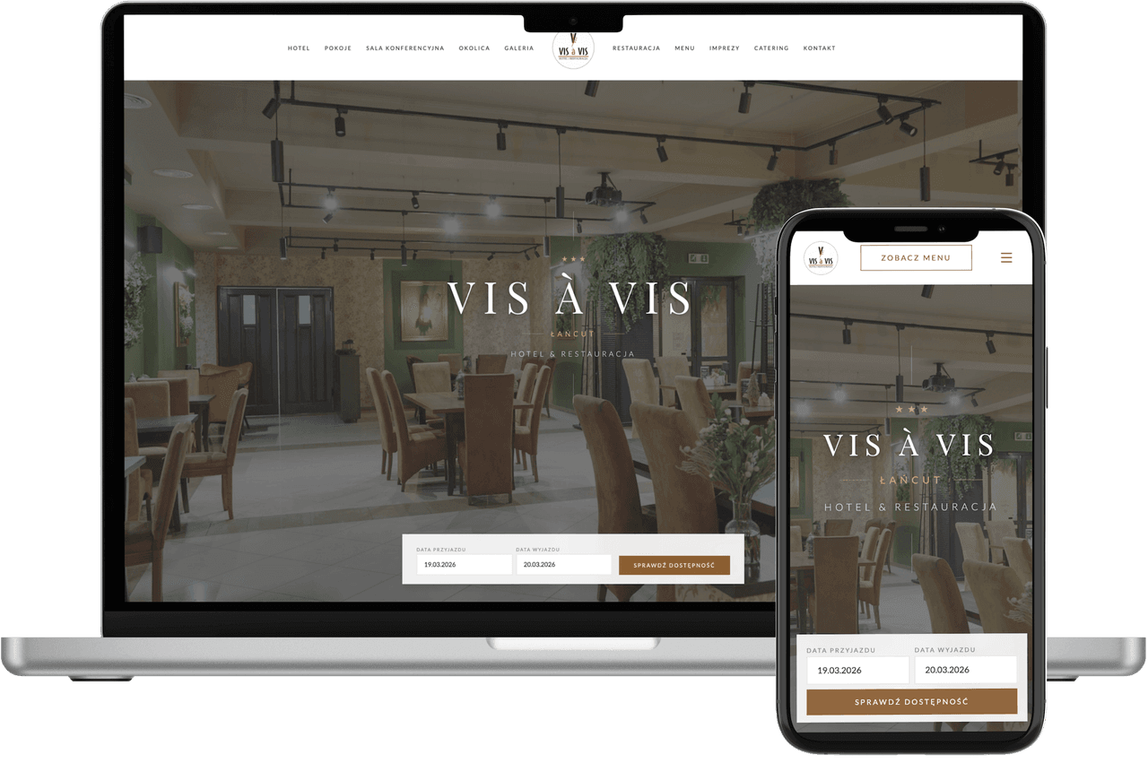 Projekt Hotel i Restauracja Vis à Vis Łańcut